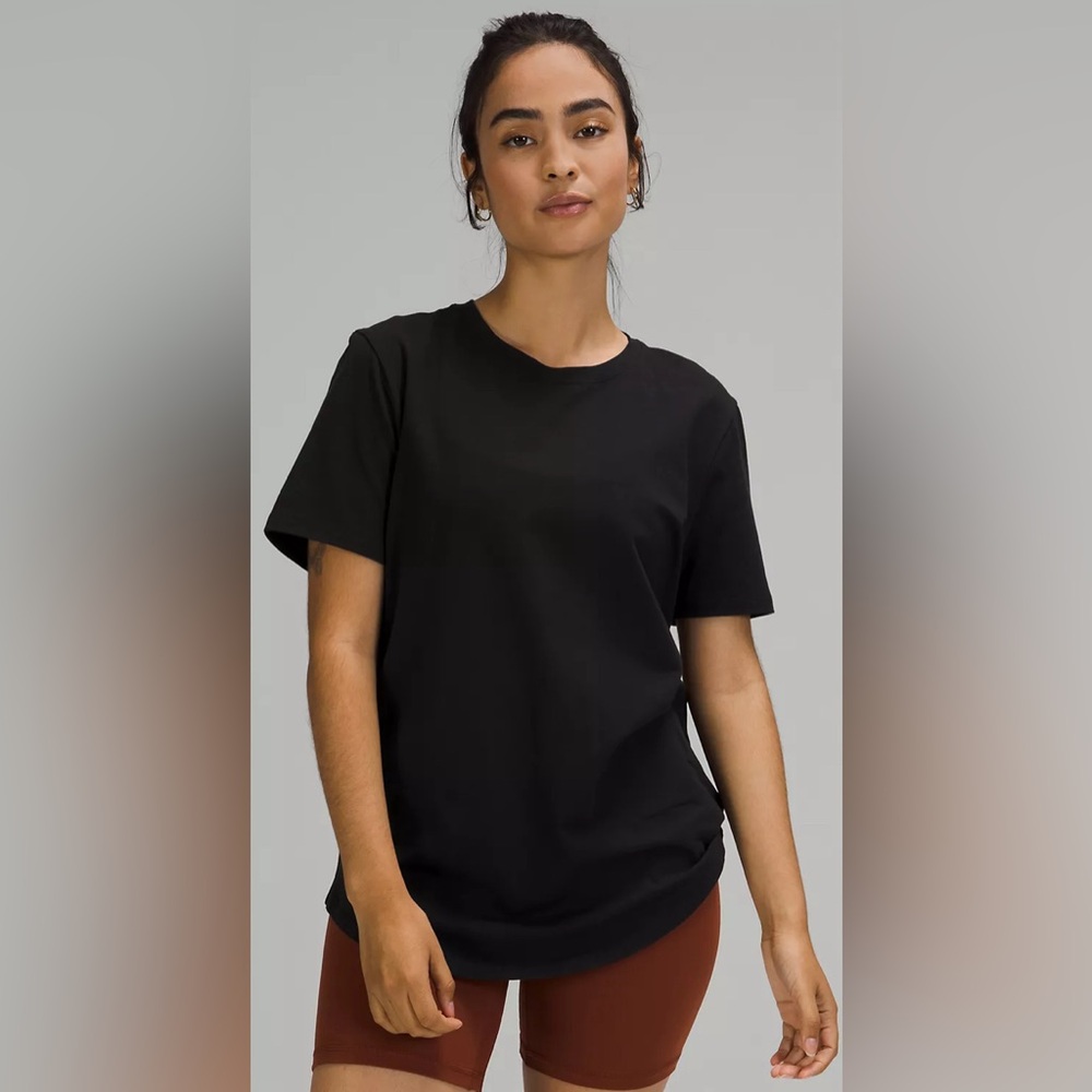 LULULEMON Love Crew T Tee Shirt Black 12 NWT